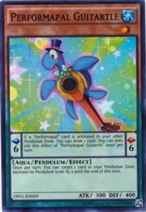 Performapal Guitartle [OP01-EN009] Super Rare - Trinity Hobby