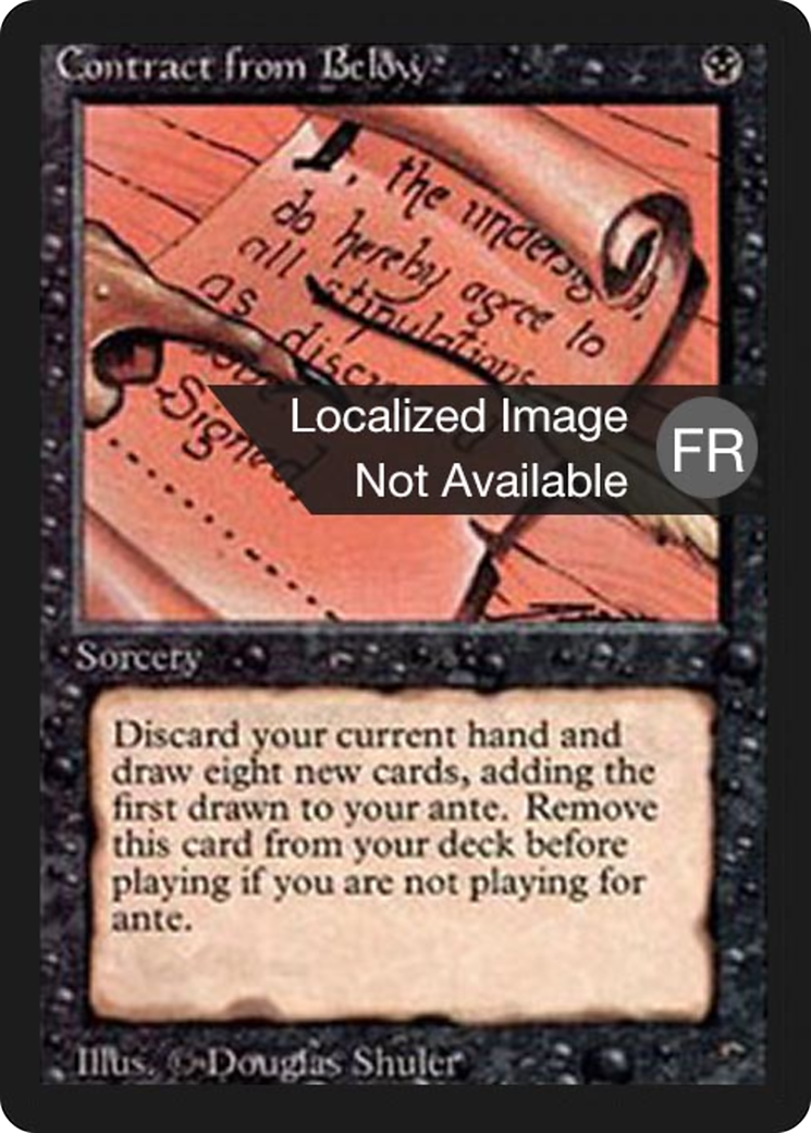 Contract from Below [Foreign Black Border] - Trinity Hobby
