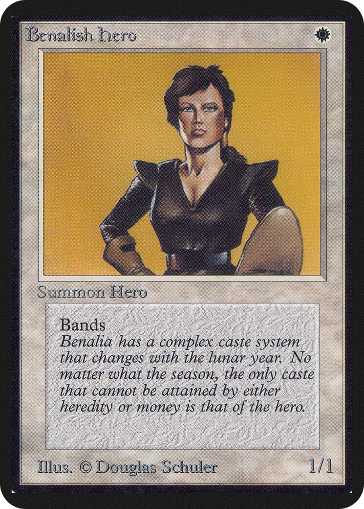 Benalish Hero [Alpha Edition] - Trinity Hobby
