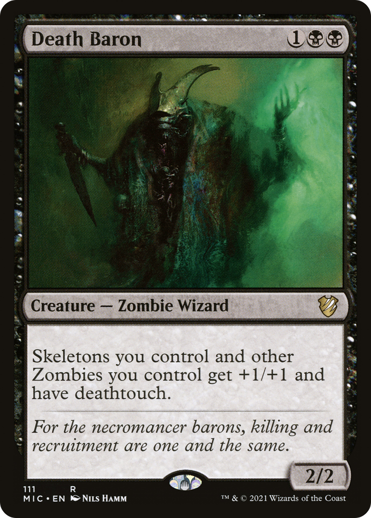 Death Baron [Innistrad: Midnight Hunt Commander] - Trinity Hobby