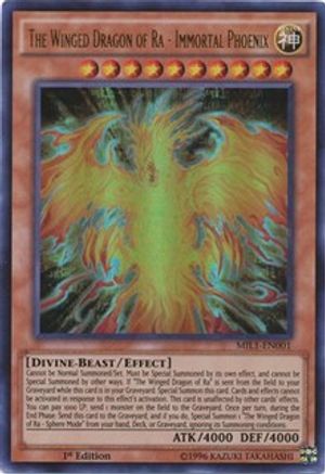 The Winged Dragon of Ra - Immortal Phoenix [MIL1-EN001] Ultra Rare - Trinity Hobby