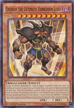 Exodius the Ultimate Forbidden Lord [MIL1-EN007] Common - Trinity Hobby