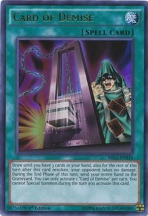 Card of Demise [MIL1-EN014] Ultra Rare - Trinity Hobby