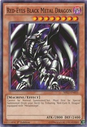 Red-Eyes Black Metal Dragon [MIL1-EN035] Common - Trinity Hobby