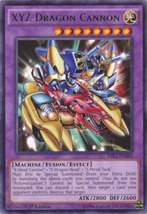XYZ-Dragon Cannon [MIL1-EN040] Rare - Trinity Hobby
