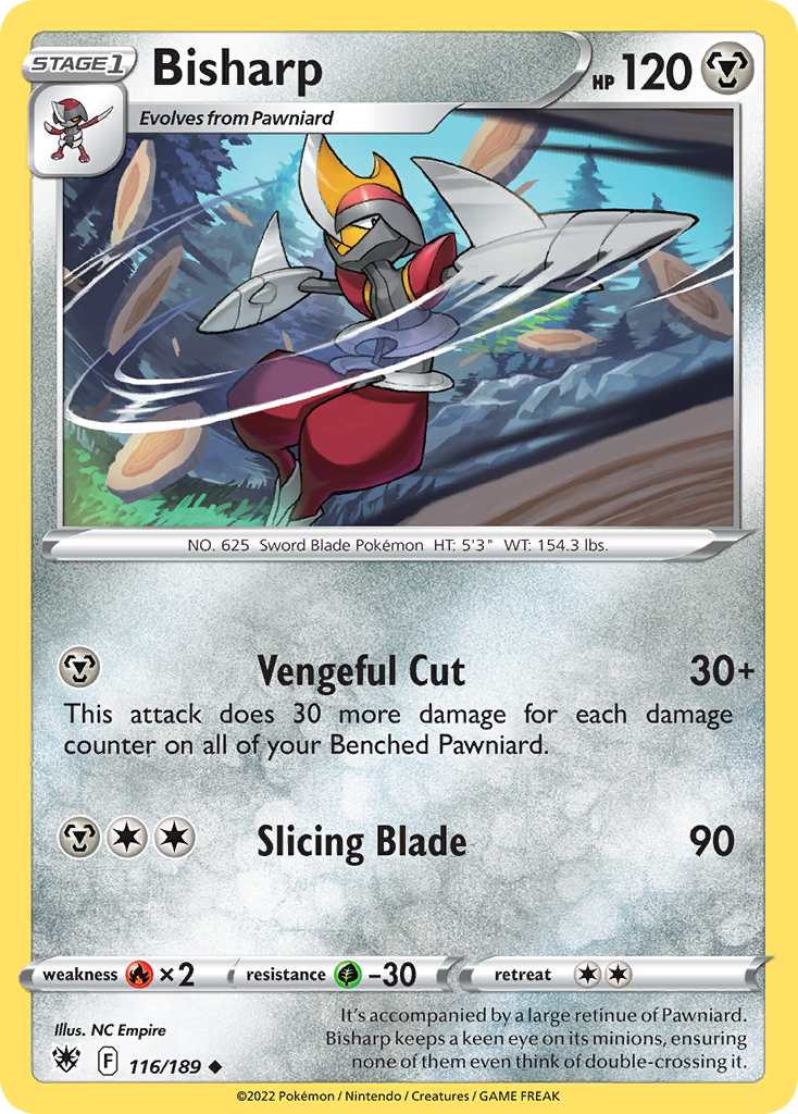 Bisharp (116/189) [Sword & Shield: Astral Radiance] - Trinity Hobby