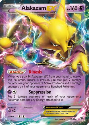 Alakazam EX (25/124) [XY: Fates Collide] - Trinity Hobby