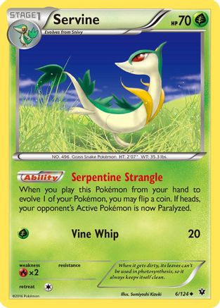 Servine (6/124) [XY: Fates Collide] - Trinity Hobby