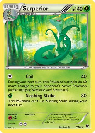 Serperior (7/124) [XY: Fates Collide] - Trinity Hobby