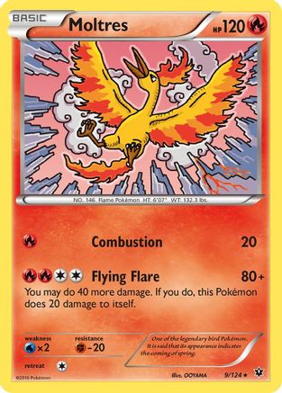 Moltres (9/124) [XY: Fates Collide] - Trinity Hobby