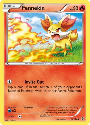Fennekin (11/124) [XY: Fates Collide] - Trinity Hobby