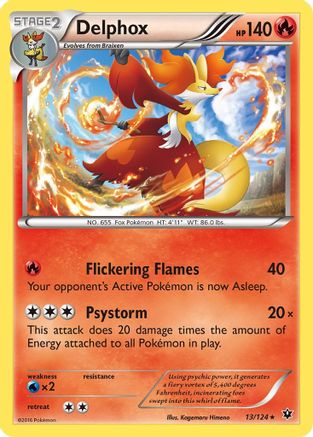Delphox (13/124) [XY: Fates Collide] - Trinity Hobby