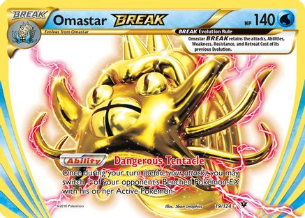 Omastar BREAK (19/124) [XY: Fates Collide] - Trinity Hobby