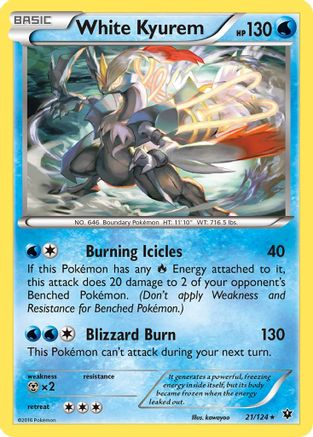 White Kyurem (21/124) [XY: Fates Collide] - Trinity Hobby