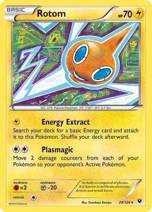 Rotom (24/124) [XY: Fates Collide] - Trinity Hobby