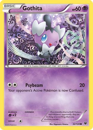 Gothita (32/124) [XY: Fates Collide] - Trinity Hobby