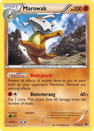 Marowak (37/124) [XY: Fates Collide] - Trinity Hobby