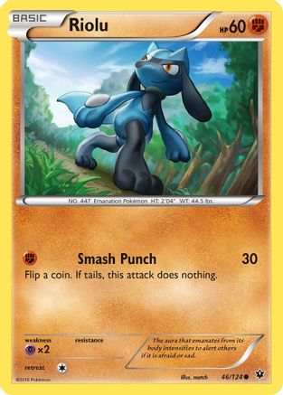 Riolu (46/124) [XY: Fates Collide] - Trinity Hobby