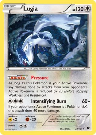 Lugia (78/124) [XY: Fates Collide] - Trinity Hobby