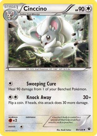 Cinccino (89/124) [XY: Fates Collide] - Trinity Hobby