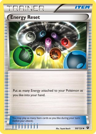 Energy Reset (98/124) [XY: Fates Collide] - Trinity Hobby