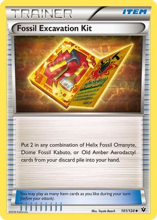 Fossil Excavation Kit (101/124) [XY: Fates Collide] - Trinity Hobby