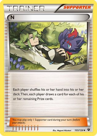 N (105/124) [XY: Fates Collide] - Trinity Hobby