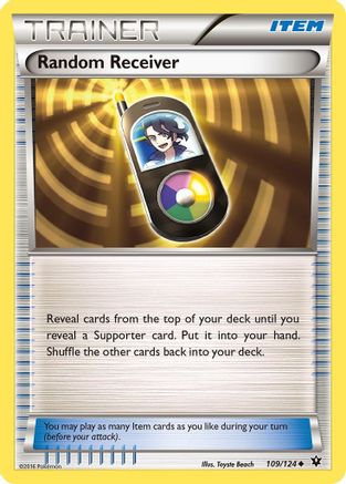 Random Receiver (109/124) [XY: Fates Collide] - Trinity Hobby