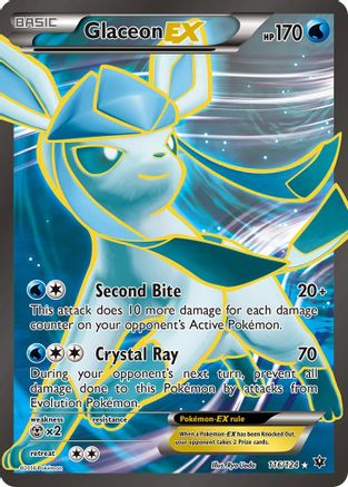 Glaceon EX (116/124) [XY: Fates Collide] - Trinity Hobby