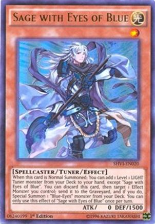 Sage with Eyes of Blue [SHVI-EN020] Ultra Rare - Trinity Hobby
