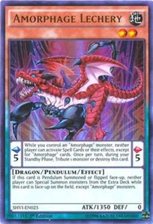 Amorphage Lechery [SHVI-EN025] Ultra Rare - Trinity Hobby