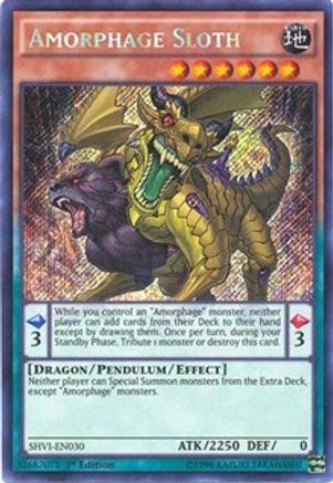 Amorphage Sloth [SHVI-EN030] Secret Rare - Trinity Hobby