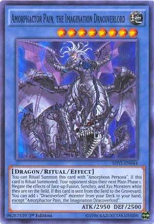 Amorphactor Pain, the Imagination Dracoverlord [SHVI-EN044] Super Rare - Trinity Hobby