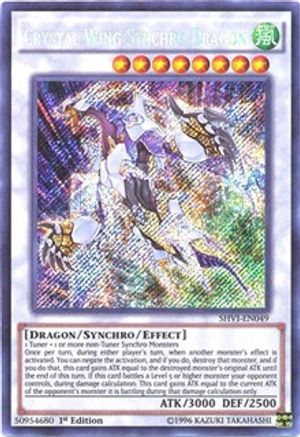 Crystal Wing Synchro Dragon [SHVI-EN049] Secret Rare - Trinity Hobby