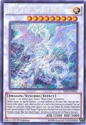 Blue-Eyes Spirit Dragon [SHVI-EN052] Secret Rare - Trinity Hobby