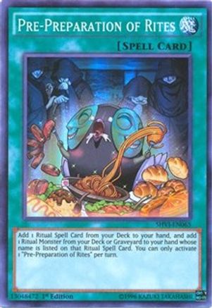 Pre-Preparation of Rites [SHVI-EN065] Super Rare - Trinity Hobby