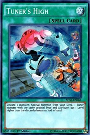 Tuner's High [SHVI-EN067] Super Rare - Trinity Hobby