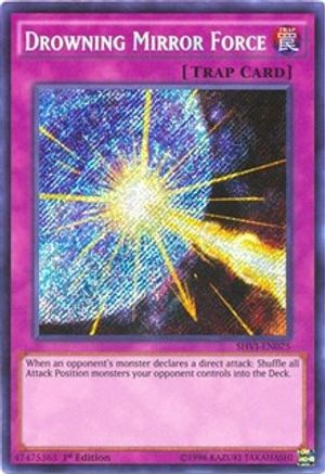 Drowning Mirror Force [SHVI-EN075] Secret Rare - Trinity Hobby