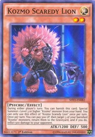 Kozmo Scaredy Lion [SHVI-EN082] Super Rare - Trinity Hobby