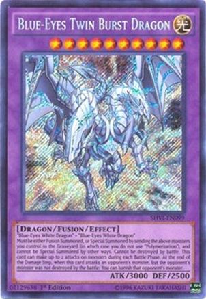 Blue-Eyes Twin Burst Dragon [SHVI-EN099] Secret Rare - Trinity Hobby