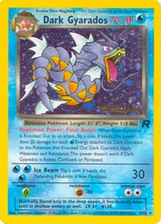 Dark Gyarados (8/82) (Prerelease Promo) [Team Rocket Unlimited] - Trinity Hobby