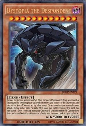 Dystopia the Despondent [JUMP-EN075] Ultra Rare - Trinity Hobby