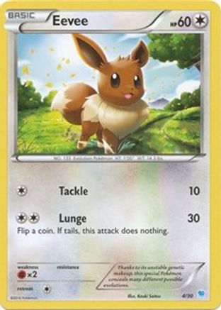 Eevee (4/30) [XY: Trainer Kit 3 - Suicune] - Trinity Hobby