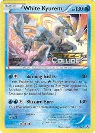 White Kyurem (XY128) (Staff) [XY: Black Star Promos] - Trinity Hobby