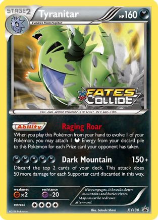 Tyranitar (XY130) [XY: Black Star Promos] - Trinity Hobby