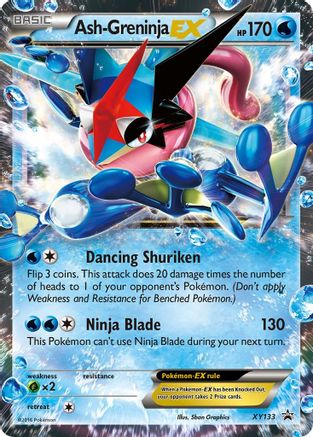 Ash-Greninja EX (XY133) [XY: Black Star Promos] - Trinity Hobby