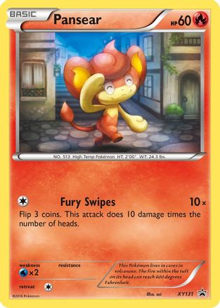 Pansear (XY131) [XY: Black Star Promos] - Trinity Hobby