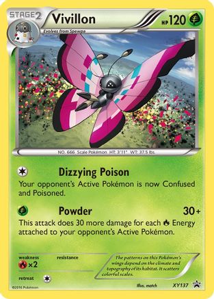 Vivillon (XY137) [XY: Black Star Promos] - Trinity Hobby