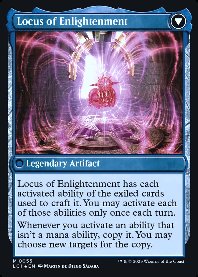 The Enigma Jewel // Locus of Enlightenment [The Lost Caverns of Ixalan Prerelease Cards] - Trinity Hobby