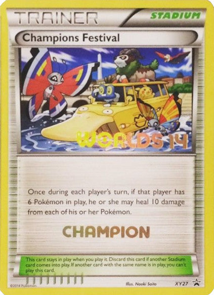 Champions Festival (XY27) (2014 Champion) [XY: Black Star Promos] - Trinity Hobby